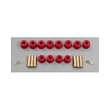 Energy Suspension 3.2128R Hyper-Flex Red Rear Leaf Spring Bushing Set