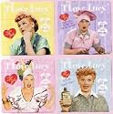 I Love Lucy Four Piece Coaster Set