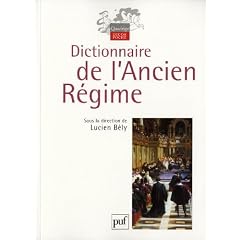 Dictionnaire de l'Ancien R�gime