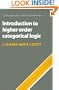 Introduction to Higher-Order Categorical Logic (Cambridge Studies in Advanced Mathematics)