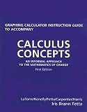 Books: Medium picture for Calculus Concepts. An Informal Approach to the Mathematics of Change Graphing Calculator Keystroke Guide