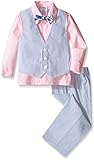 IZOD Kids Little Boys' Seersucker Vest Set 3 Piece