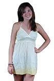 Falling Daisies Floral Yellow Sundress