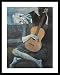 Pablo Picasso Old Guitarist Art Framed Poster Print - 22" X 28"