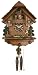 River City Clocks One Day Musical Cuckoo Clock Cottage with Fisherman Fishing in Pond - 14 Inches Tall - Model # MD402-14
