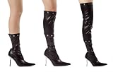ES408-LOTUS 4 inch Heel Thigh High Boot Women's Size Shoe Converts to Knee High or Ankle Boot
