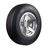 Carlisle 'Radial Trail' Trailer Tires ST205 75R 15, Star Aluminum Wheels