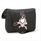 SKULL messenger bag