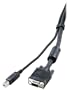 10ft USB/hddb15 Premium Shielded 2-in-1kvm Cable