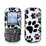 Dog Paw Design Crystal Hard Skin Case Cover for LG Cosmos VN250 / Rumor II  ....