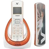 41C6Wi5TVfL. SL160  VTech LS6117 DECT 6.0 Digital Cordless Phone White/Orange
