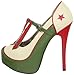 Pleaser Women's Teeze 43 CR GNPU Platform Pump