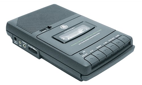 GE 35027 AC/DC Cassette Recorder