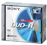 Sony DMR 47 - 10 x DVD-R 4.7 GB 16X