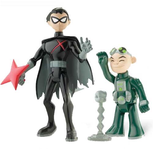 Teen Titans 3.5 Action Figure 2Pack Gizmo Red X Robin