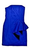 French Connection Blue Strapless Dress