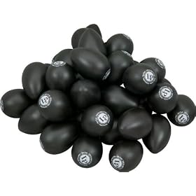 Latin Percussion LP001-BK Plastic Egg Shakers Black Bag Of 36