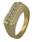 14K Gold Gents Diamond Ring
