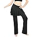 GOGO TEAM Womens Yoga Pants Belly Dance Latin Fitness Pants with Skirt