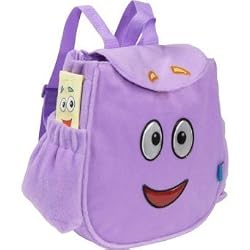 Dora the Explorer Mr. Face Backpack Plush Purple