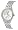 Geneva Platinum Decorative Chronograph Style Fashion Watch with Silver Face