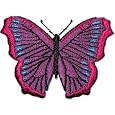 1.5" Purple Blue & Pink Butterfly Animal Patch