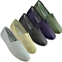 Soul Star Canvas Pumps PlimSolls Espadrilles Slip On Trainers Mens Size