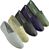 Soul Star Canvas Pumps PlimSolls Espadrilles Slip On Trainers Mens Size