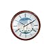 Seth Thomas Endeavor Nautical Ship Dial Stained Brown Cherry Finish with Thermometer ...