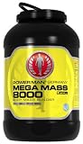Powerman Muskelaufbau MEGA POWER MASS 8000 (Weight Gainer),Erdbeere