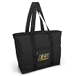 ECU Logo Tote Bag Black Deluxe East Carolina University Pirates - For Travel or Beach Best Unique Gift Ideas for Her, Women, or Ladies