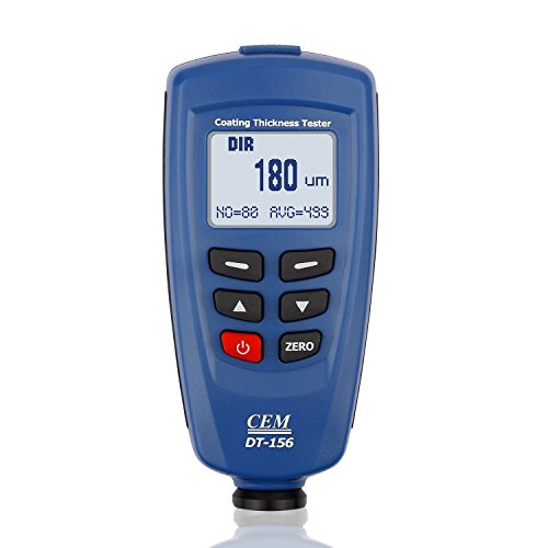 Dbpower cem dt-156 coating paint thickness tester f/nf …