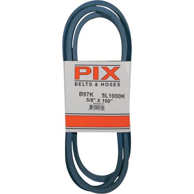 PIX Blue Kevlar V-Belt with Kevlar Cord - 100in.L x 5/8in.W, Model# B97K/5L1000K PIX Blue Kevlar V-Belt with Kevlar Cord - 100in.L x 5/8in.W, Model# B97K/5L1000K
