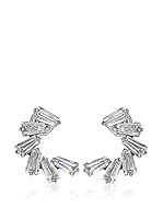 CZ BY KENNETH JAY LANE Pendientes Demi Lune