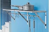 Review Chrome  / Chrome Wall Shelf with Hanging Bars.