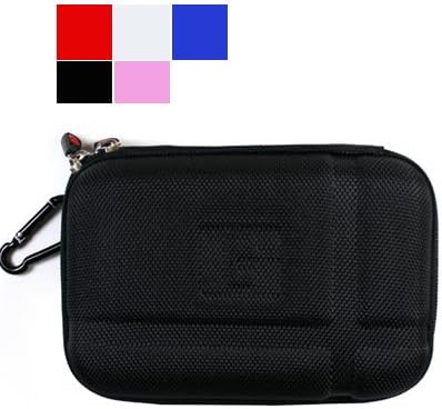 GPS Carrying Case Fits 5 Inch 5.2-Inch Garmin Nuvi 5000 1490T 1450 1450T TomTom XXL 530S XXL 540TM 540S 540M 540S 540T 550TM 550T Magellan Mestro 5310 5045 LM Motorola Montonav , Nylon Black