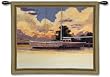 Awaiting Sail Wall Tapestry with free hanging rod by Roger Bansemer, 53 x 44 inches