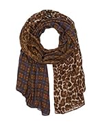 Marc by Marc Jacobs Fular Woven Abigail (Marrón / Azul)