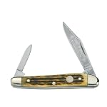 Boker 240HCB Two 2-Blade Pocket Knife with Honeycomb Bone Handle
