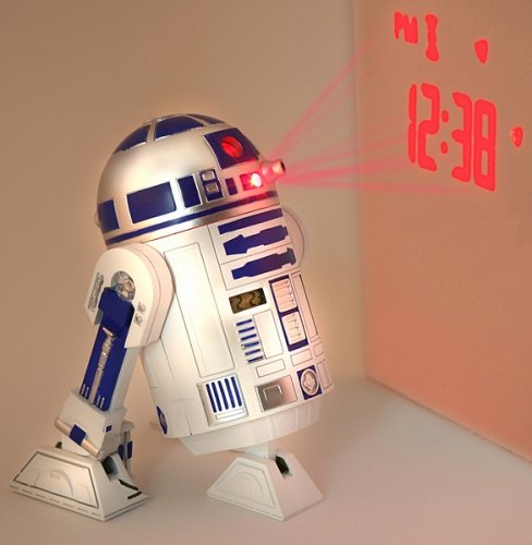 Star Wars Merchandise - R2D2 LED Alarm Clock (Size: 5