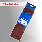 5x Schleifbänder für Bandschleifer 75x533 mm