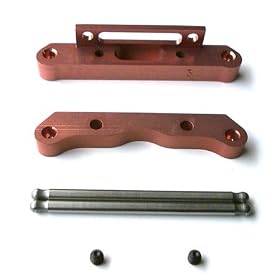 7075 T6 Rear Lower Suspension Mount w/Pin: SHO