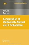 Computation of multivariate normal and t probabilities