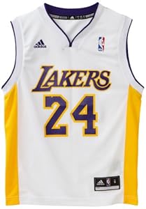 NBA Los Angeles Lakers Kobe Bryant Alternate Youth Jersey (White, Medium)