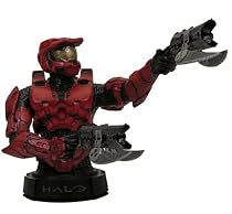 Red Master Chief Mini Bust - Halo 3 by Gentle Giant