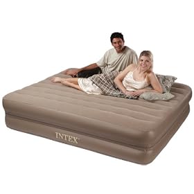Intex Khaki Queen Airbed 2-in-1 - 66754