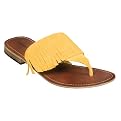 Women's Xhilaration&reg; Taryn Fringe Sandal - Yellow
