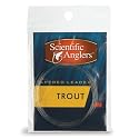 Scientific Anglers Knotless Tapered Trout Leaders - 12 ft. Size: 6X
