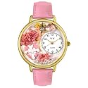Whimsical Watches Unisex Valentine's Day Pink Leather Watch #G1220024