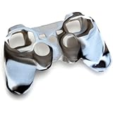 High Quality Premium Super Grip Glow Coffee White Silicon Protective Skin Case Cover for Sony Playstation PS3 Remote Controller